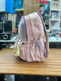 کوله پشتی دخترانه رنگینکمانی پاستیلی مدل Rainbow Cute همراه کیف آویز فانتزی