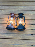 چراغ فانوسی شارژی وارداتی مدل Vintage Lantern | دارای شارژر دستی اضطراری، دسته آویز و نور LED