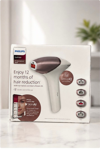 دستگاه لیزر خانگی فیلیپس لومیا سری 8000 مدل IPL Hair Removal 8000 با فناوری SenseIQ