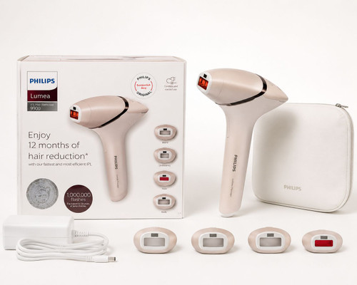 دستگاه لیزر خانگی فیلیپس لومیا مدل Philips Lumea IPL 9900 اصل | حذف موهای زائد با فناوری IPL
