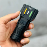 چراغ قوه شارژی مدل YM-F302X | نور قدرتمند LED با بدنه آلومینیومی