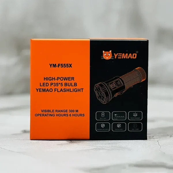 چراغ قوه شارژی یامایو مدل YEMAO F55