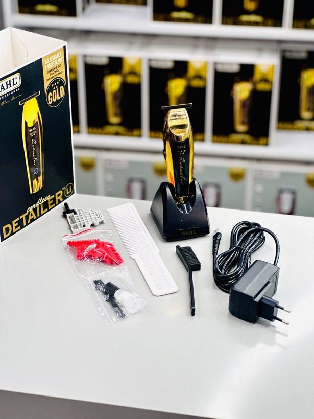 ماشین اصلاح خط زن شارژی وال دیتیلر ال آی گلد بی سیم | wahl Gold Detailer