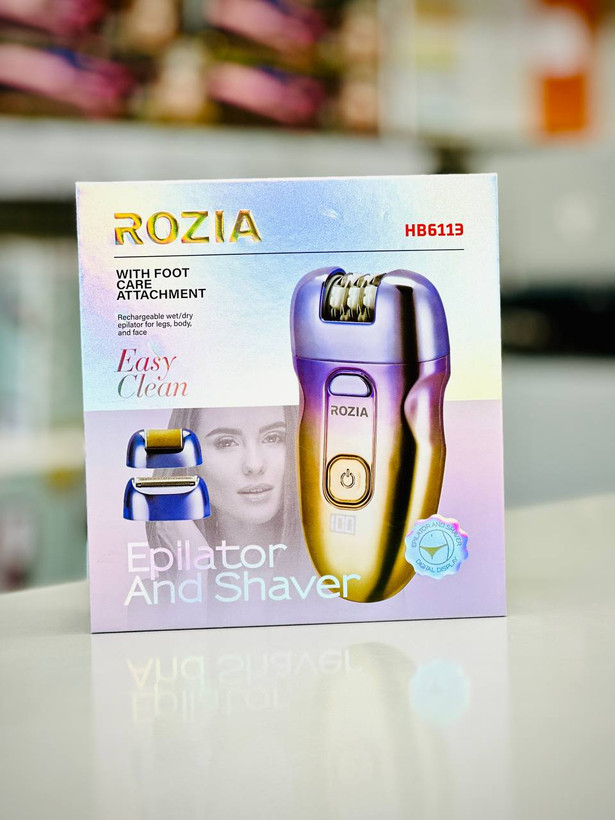 اپیلیدی سه کاره روزیا مدل HB-6113 | اپیلاتور، موکن و اصلاحکننده حرفهای
