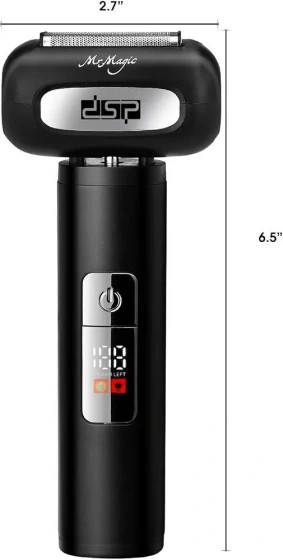 شیور و ریش تراش DSP مدل 60665U چهار تیغه | ضد آب IPX6، باتری 1200mAh و نمایشگر دیجیتال