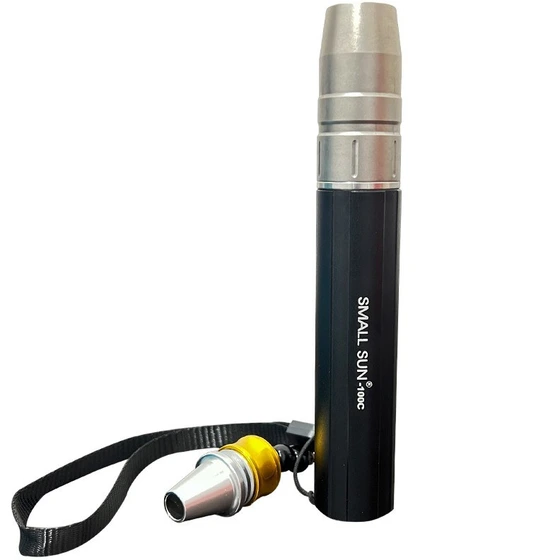 چراغ قوه یووی اسمال سان مدل ZY-100C | سه‌کاره 500 لومن با نور UV 365 نانومتر