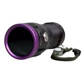 چراغ قوه یووی 6 لامپ اسمال سان مدل H4 | ZY-H4-6UV با نور 365 نانومتر و باتری شارژی