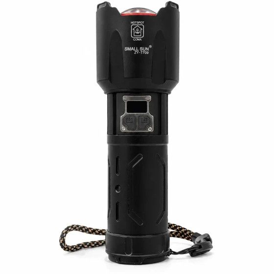 چراغ قوه اسمال سان مدل ZY-T709 قدرتمند و شارژی | چراغ دستی کمپینگ و طبیعتگردی