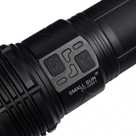 چراغ قوه اسمال سان مدل ZY-G501 شارژی و قدرتمند | چراغ دستی LED مناسب کمپینگ و طبیعتگردی