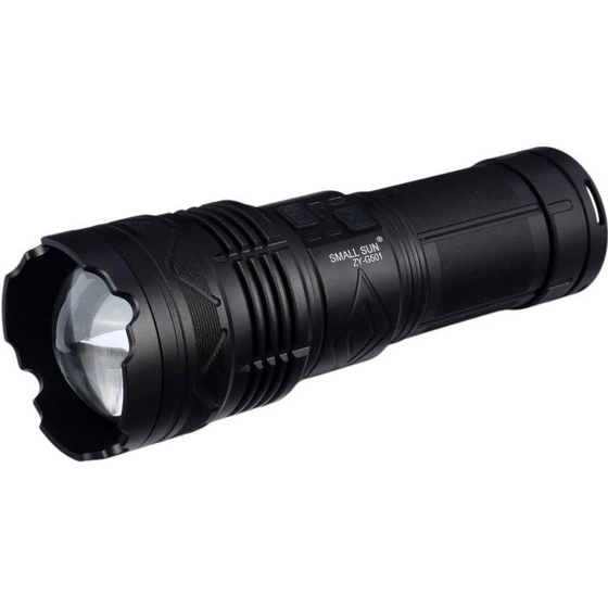 چراغ قوه اسمال سان مدل ZY-G501 شارژی و قدرتمند | چراغ دستی LED مناسب کمپینگ و طبیعت‌گردی
