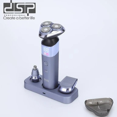 ماشین اصلاح سه تیغ سه کاره DSP مدل 60724 | ریش تراش و شیور صورت